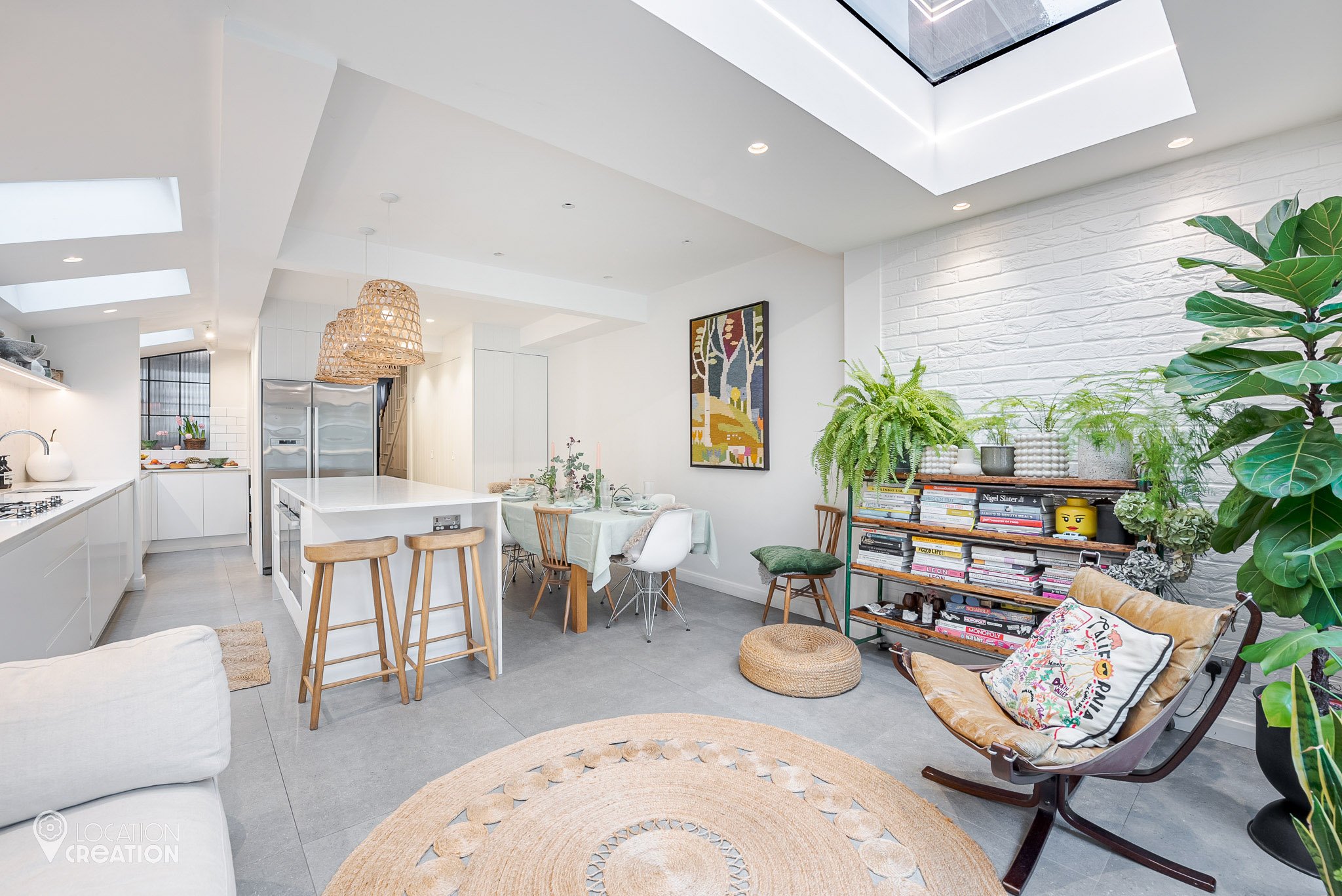 Location Creation Hugon House Openplan