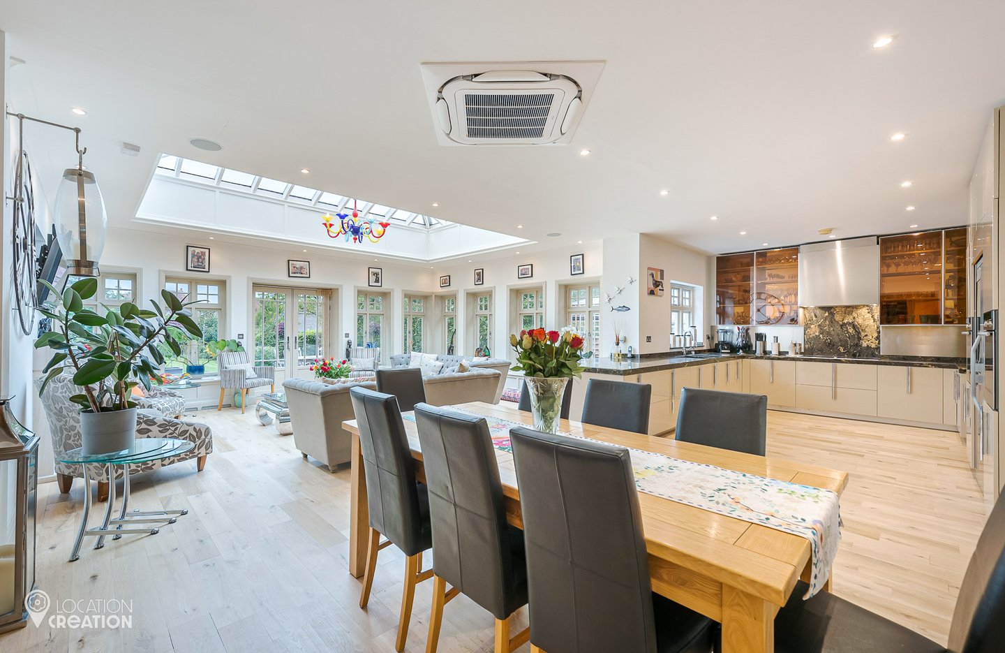Location Creation Barnet House Open Plan Dining And Kitchen