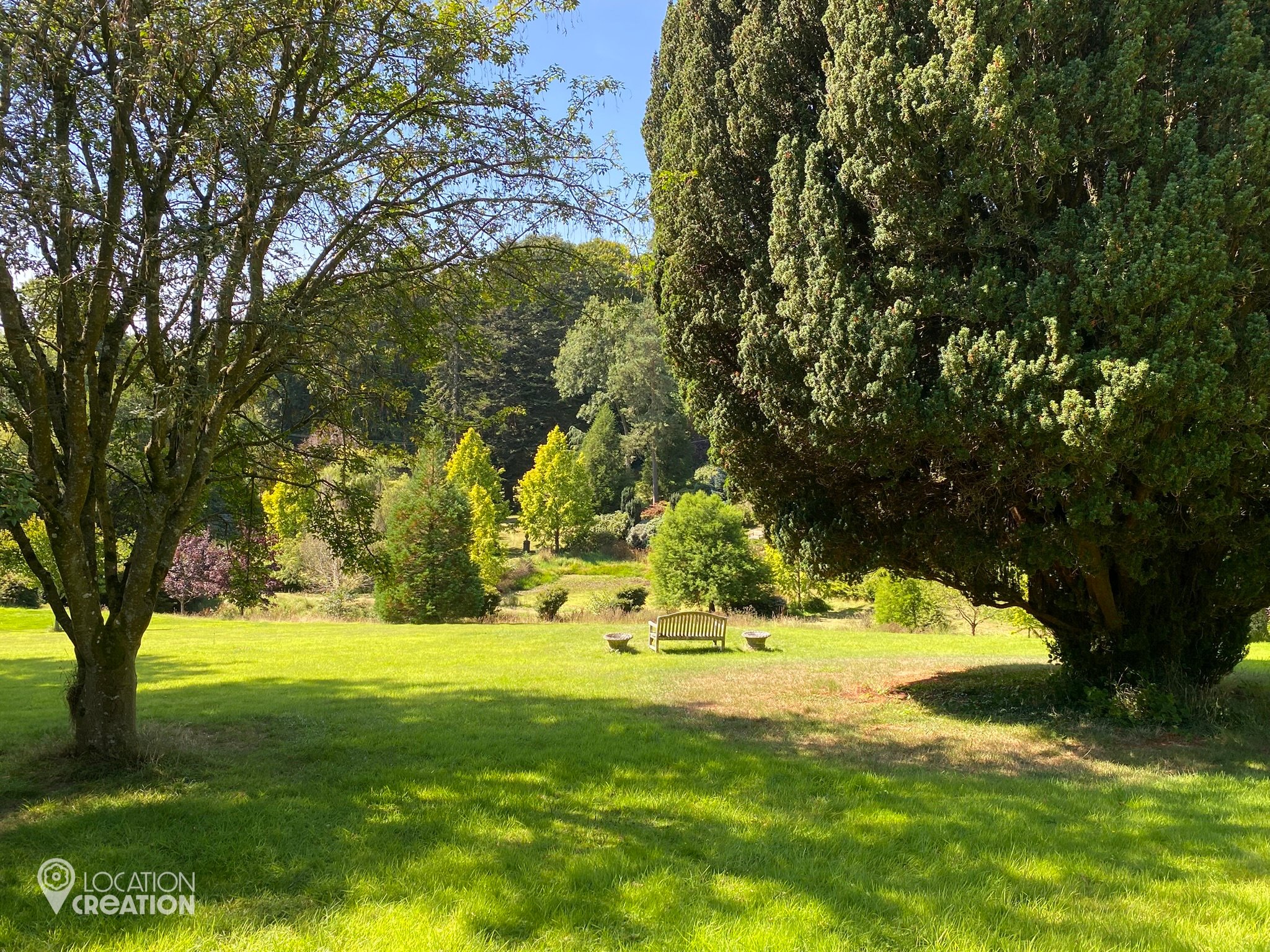 Location CreationGarthewin HallGarden Bench