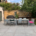 Location Creation Lime And Pink Outdoor Dining