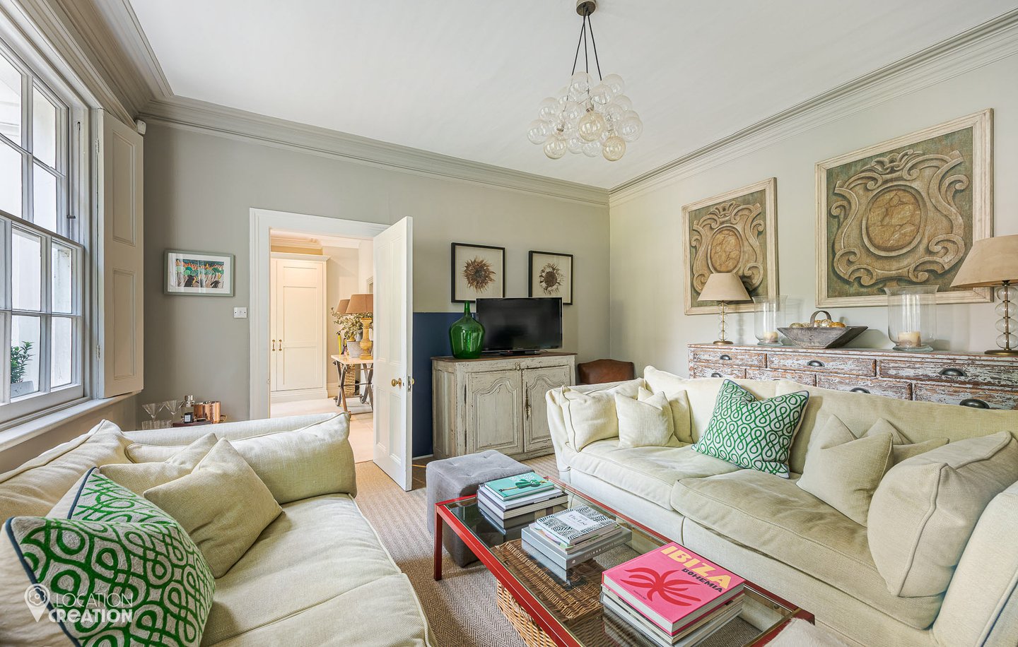 Location Creation Larkhall Rise Sitting Room