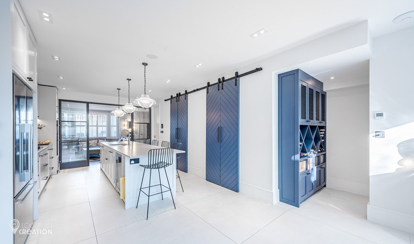 Location Creation French House Open Kitchen