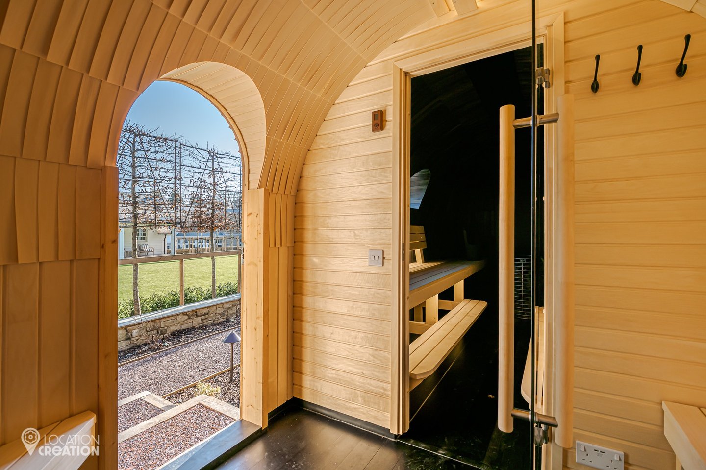 Location Creation The Hamptons Sauna