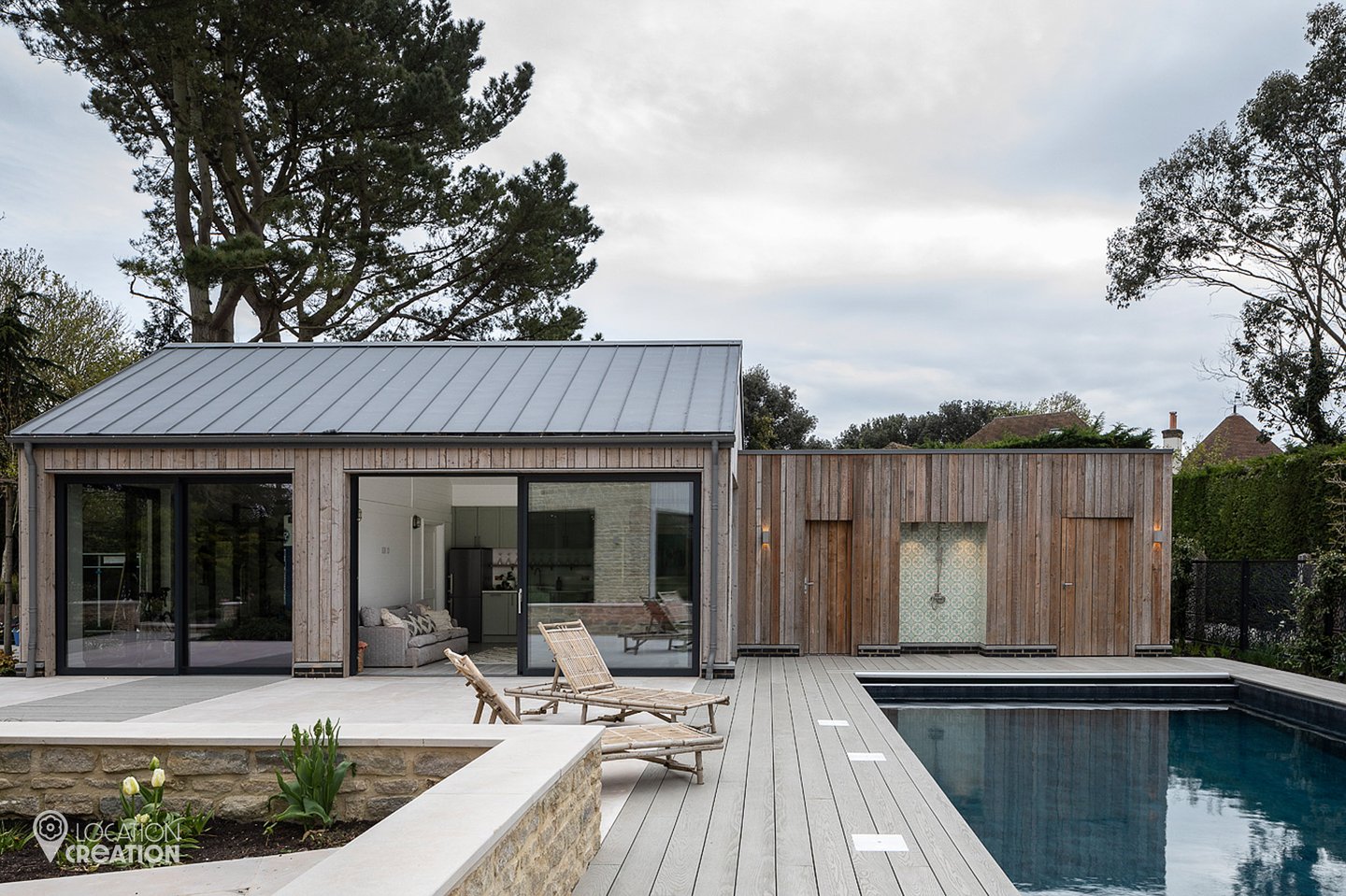 Location Creation Orchard House Pool And Pool House