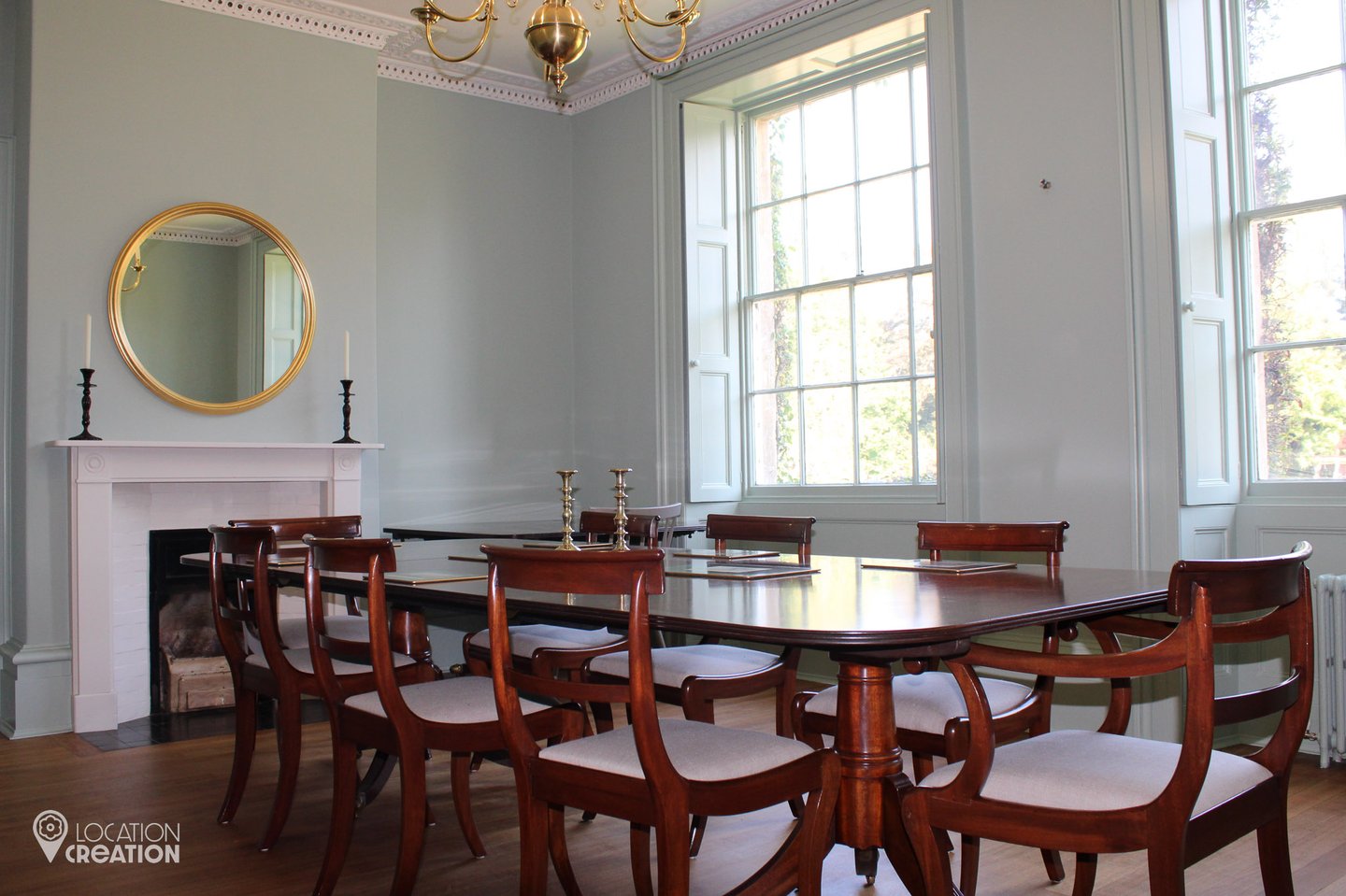 Location Creation Georgian Manor Kent Dining Room