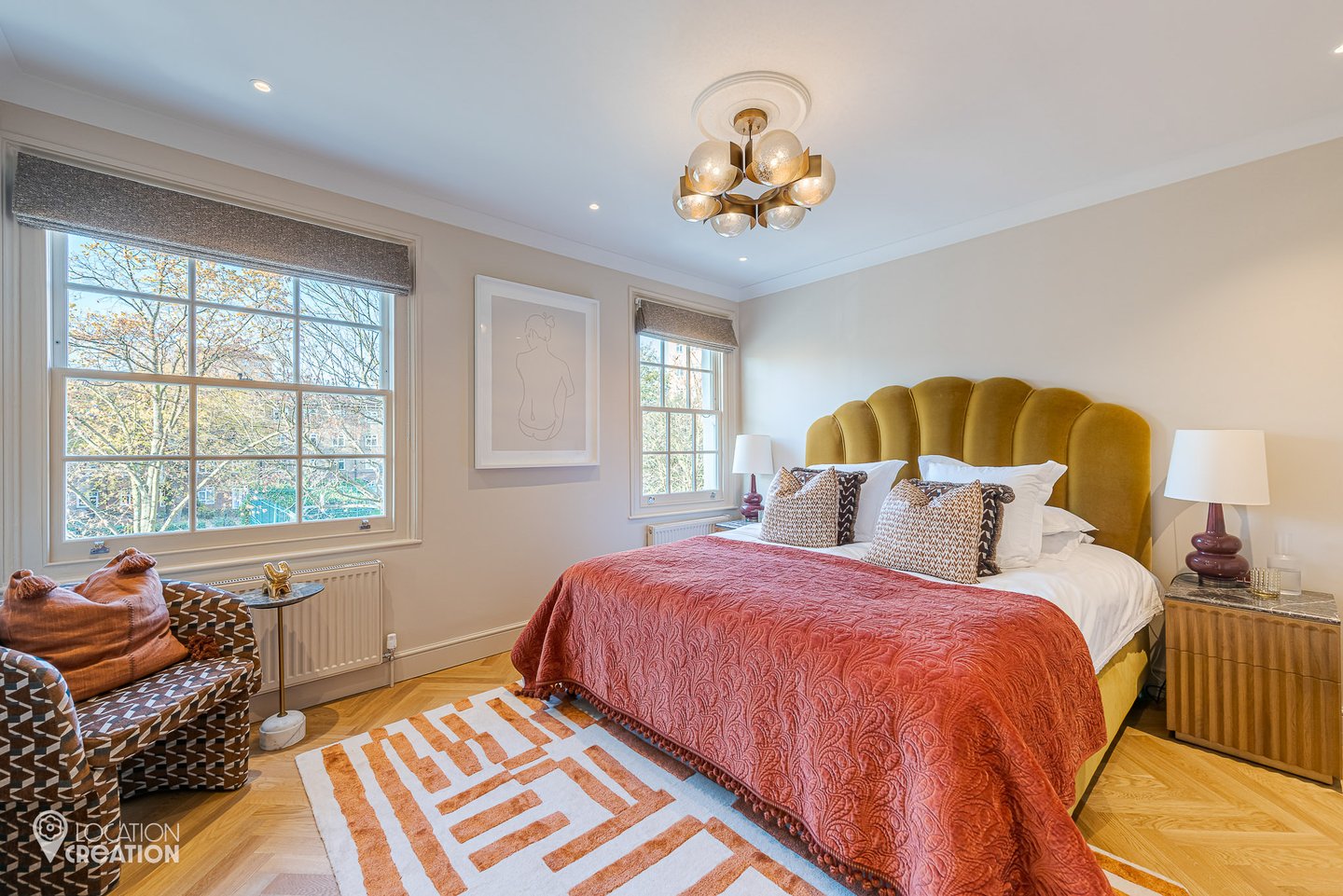 Location Creation Landsdown House Master Bedroom