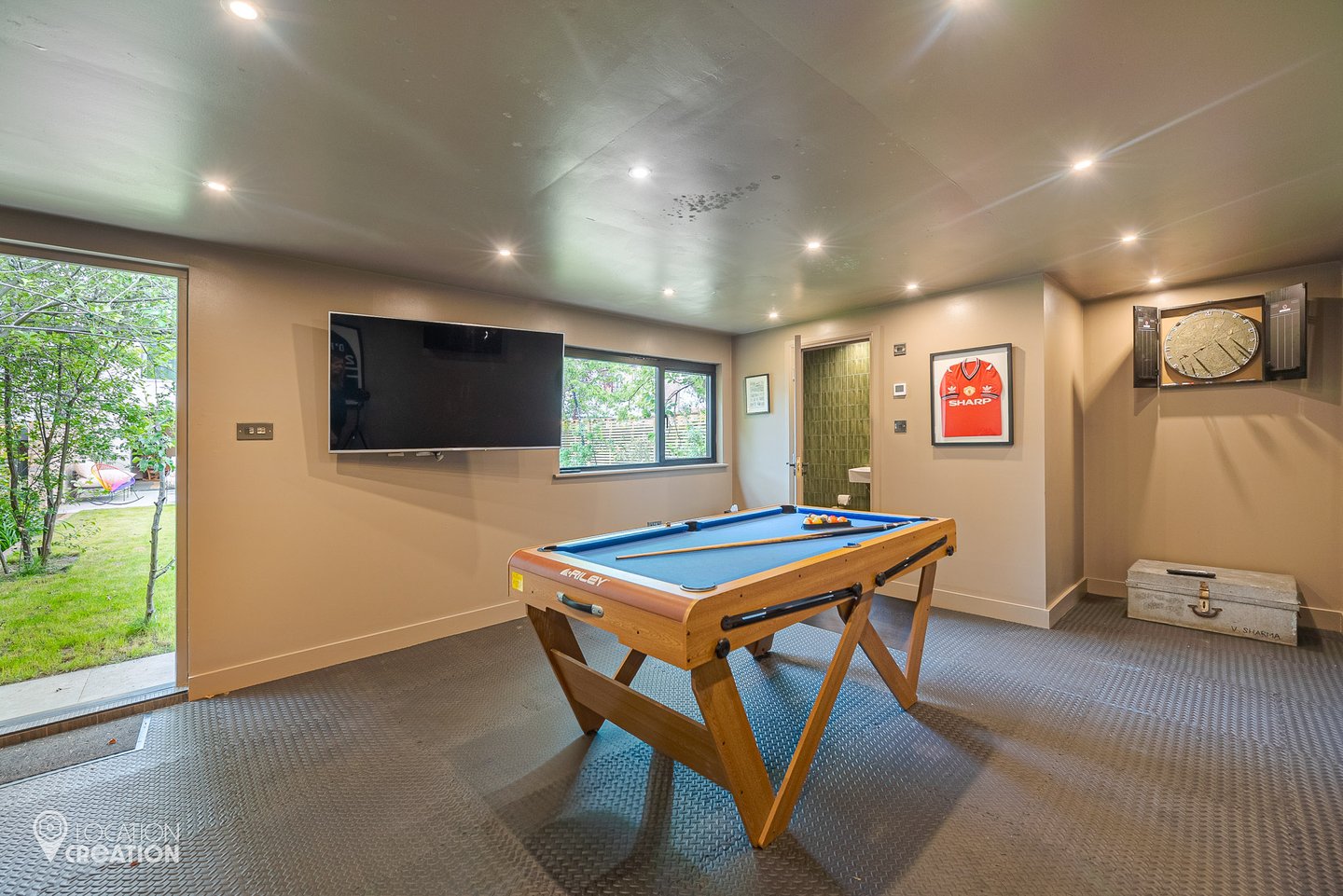 Location Creation Drewstead Games Room