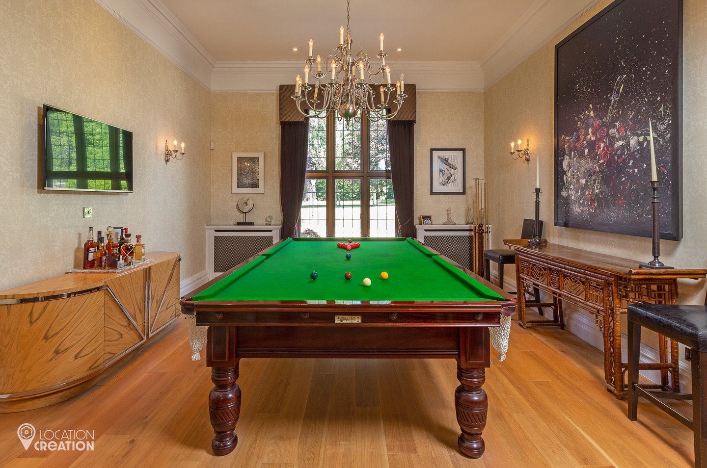 Location Creation Grayshurst Pool Table