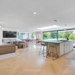 Location Creation Lawn House Kitchen Island And Dining