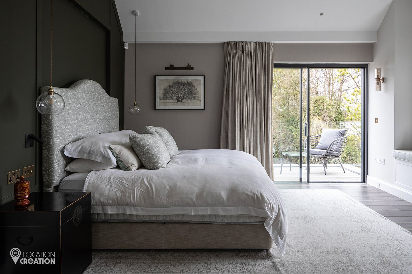 Location Creation Orchard House Master Bedroom