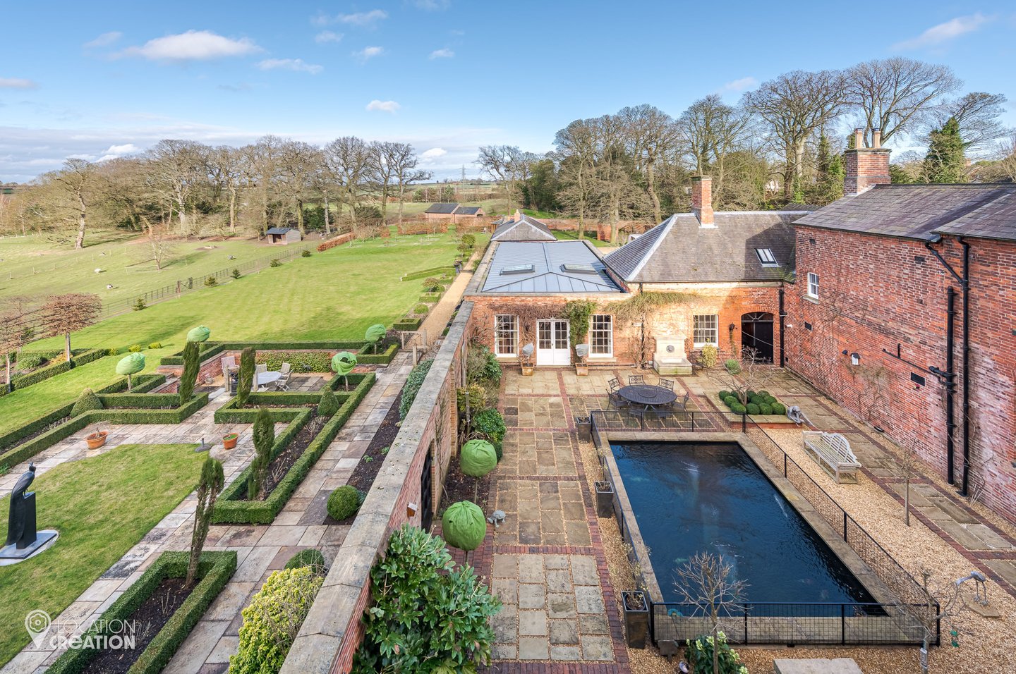 Location Creation Ravenstone Hall Gardens