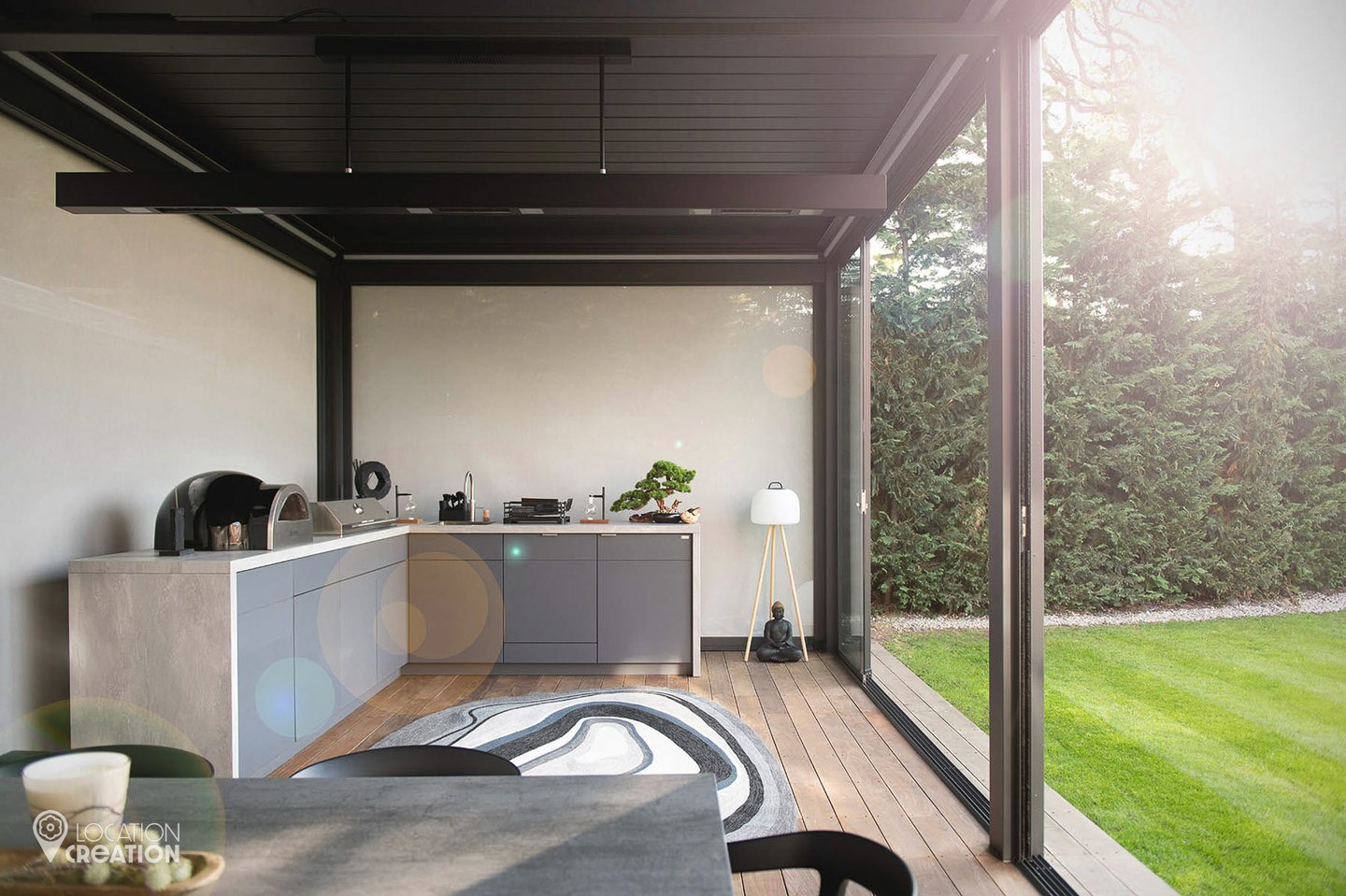 Location Creation Woodedge House Pergola