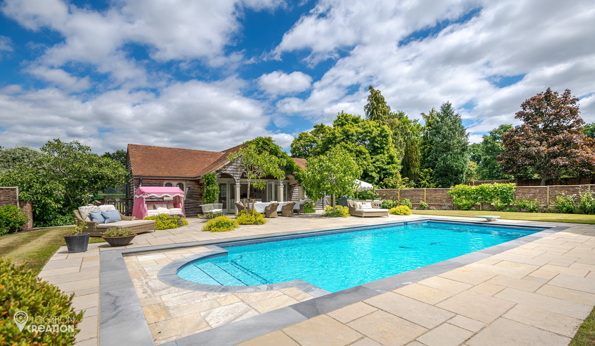 Location Creation Jacobean Manor Swimming Pool