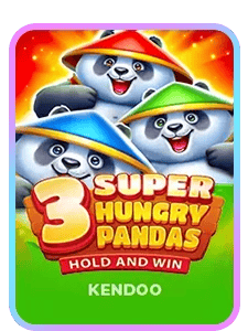 3 Super Hungry Pandas
