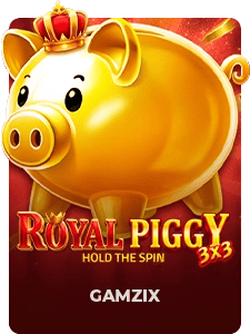 3x5 Royal Piggy: Hold The Spin