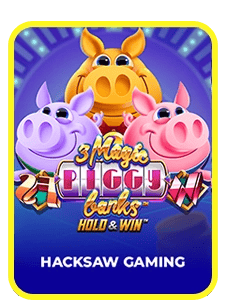 3 Magic Piggy Banks Hold & Win