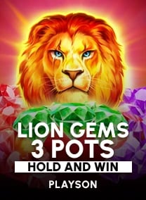 Lion Gems 3 Pots: Hold and Win