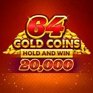 64 Gold Coins Hold and Win 20,000