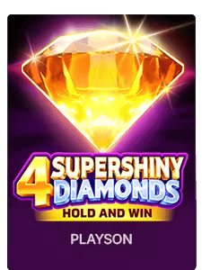 4 Supershiny Diamonds: Hold and Win
