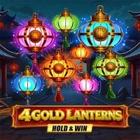 4 Gold Lanterns Hold & Win