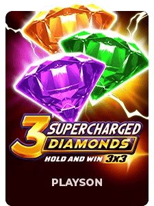 3 Supercharged Diamonds: Hold and Win