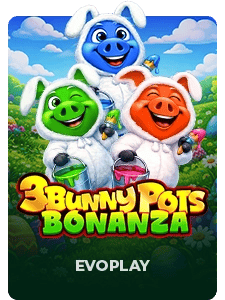 3 Bunny Pots Bonanza