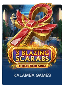 3 Blazing Scarabs Hold and Win