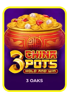 3 China Pots