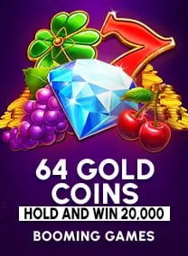 64 Gold Coins Hold and Win 20,000