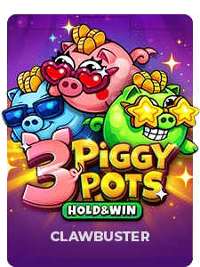 3 Piggy Pots