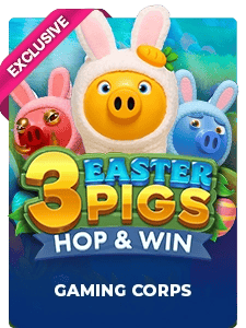3 Easter Pigs - Hop and Win