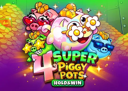 4 Super Piggypots: Hold&Win