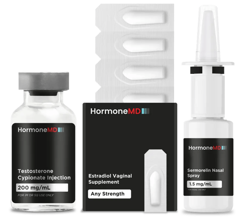 Close-up of prescription medication bottles