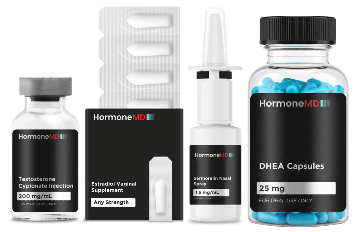 Close-up of prescription medication bottles