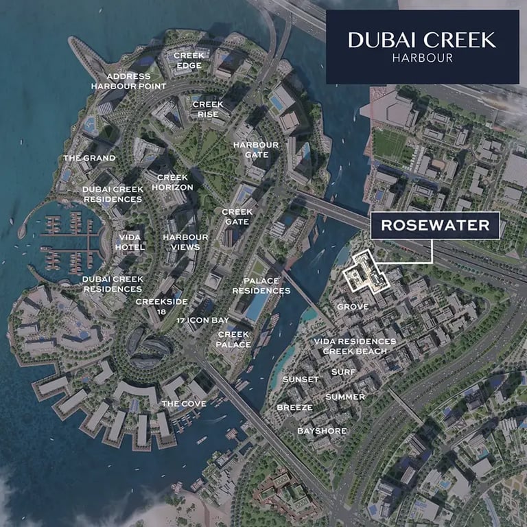 Emaar Rosewater  location image
