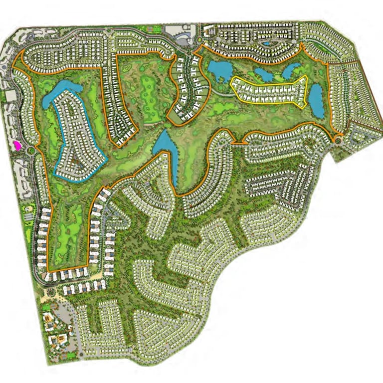 Damac Veneto Villas location image