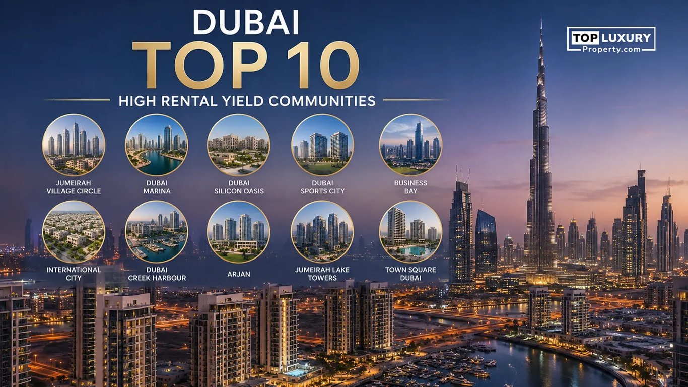 Highest Rental Yield Communities in Dubai (Apartments, Townhouses & Villas)
