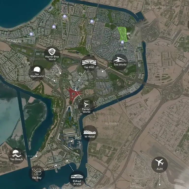 Yas Riva Reserve by Aldar location image
