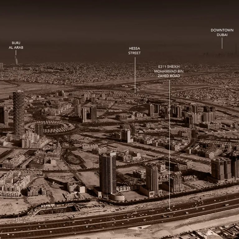Binghatti Apex location image