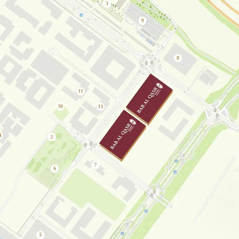 Bab Al Qasr Resort Residence location image