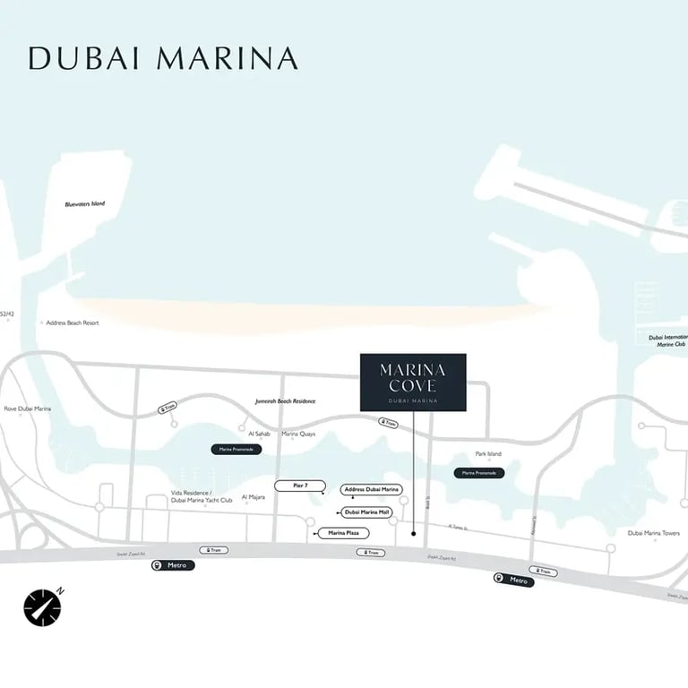 Emaar Marina Cove location image
