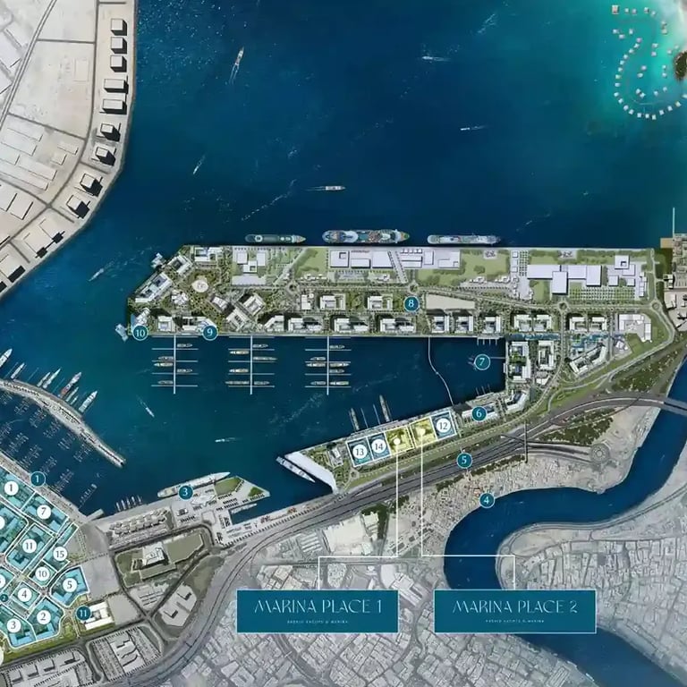 Emaar Marina Place 2 location image