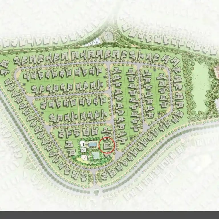 Emaar Rasha Villas location image