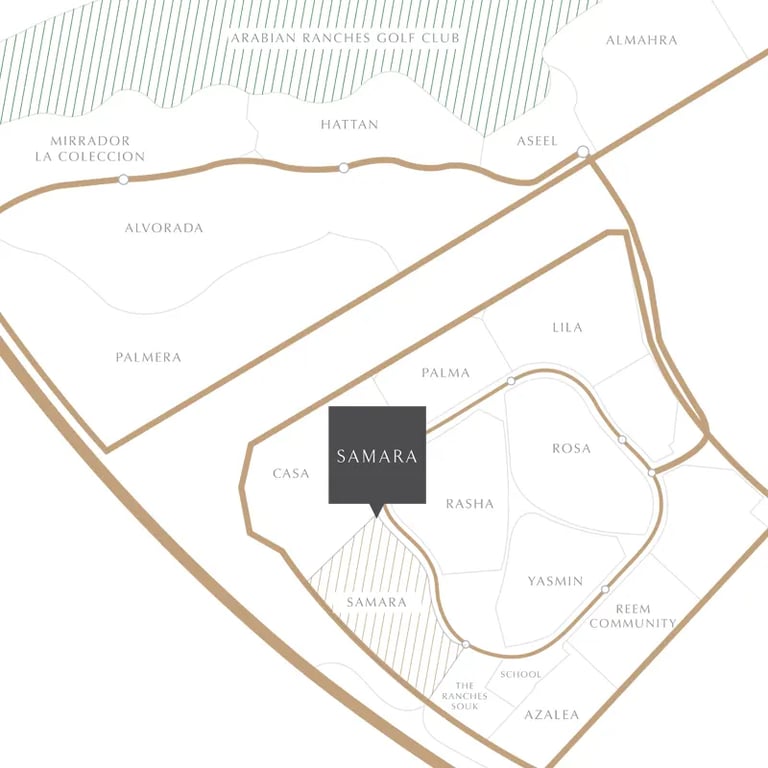 Emaar Samara Villas location image