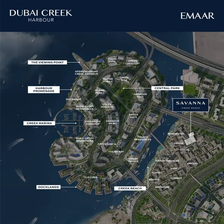 Emaar Savanna location image