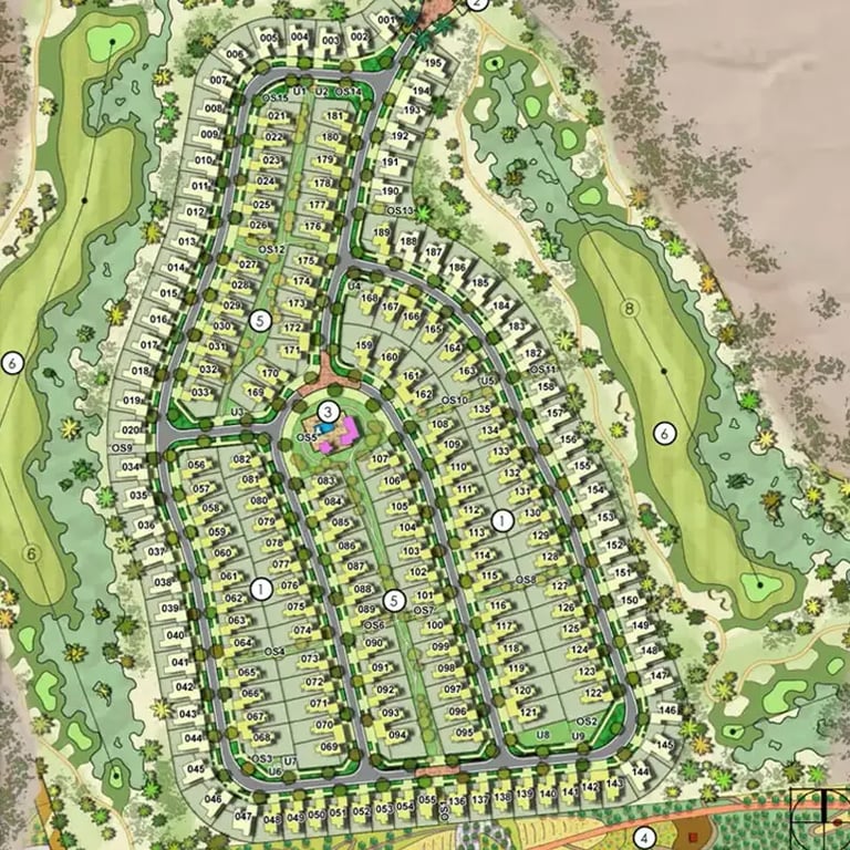 Emaar Golf Links Villa location image