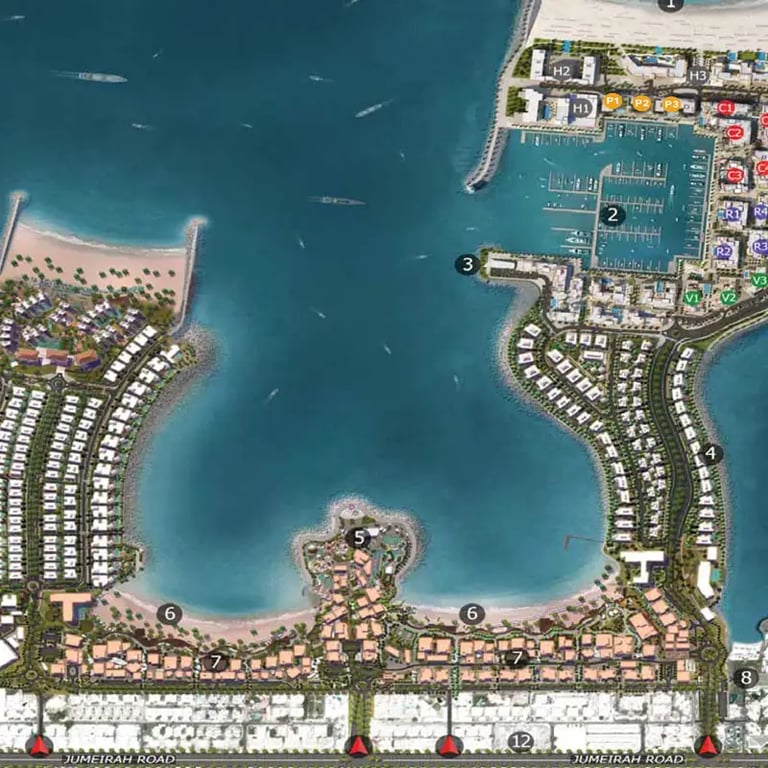 Meraas La Voile Residences location image