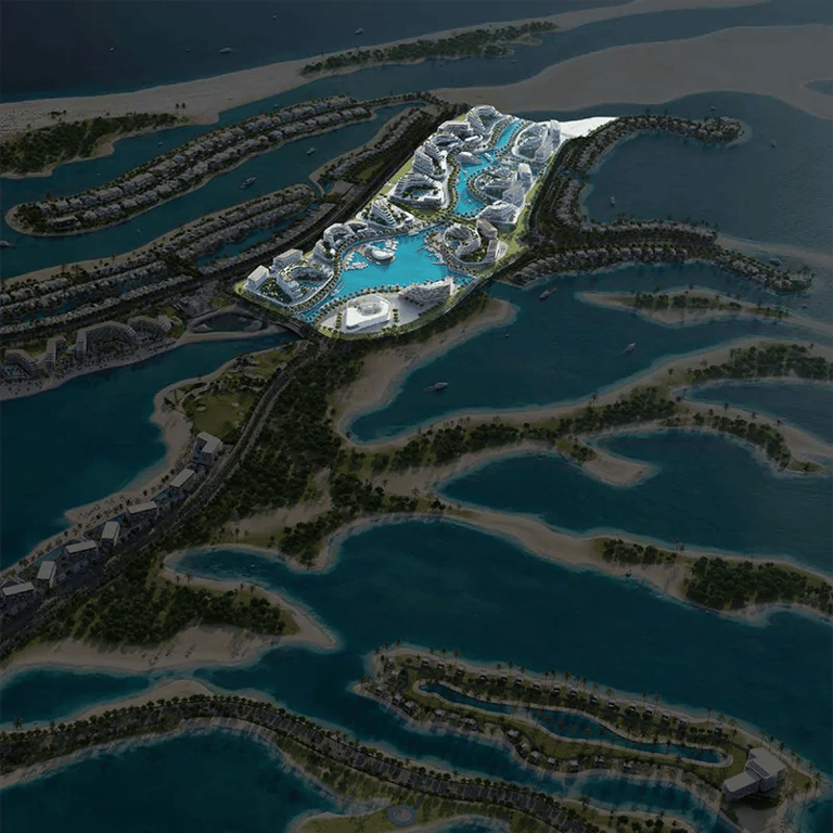 Sobha Pierside Marina Residences location image