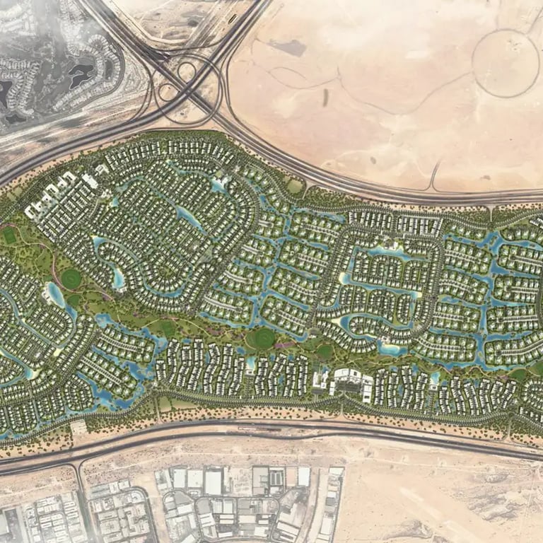 Emaar The Oasis location image
