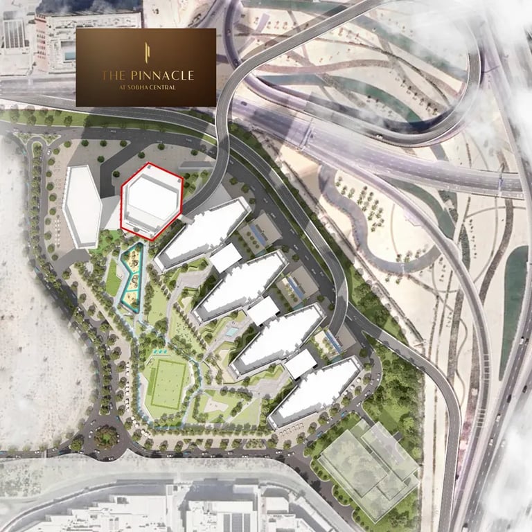 Sobha The Pinnacle location image